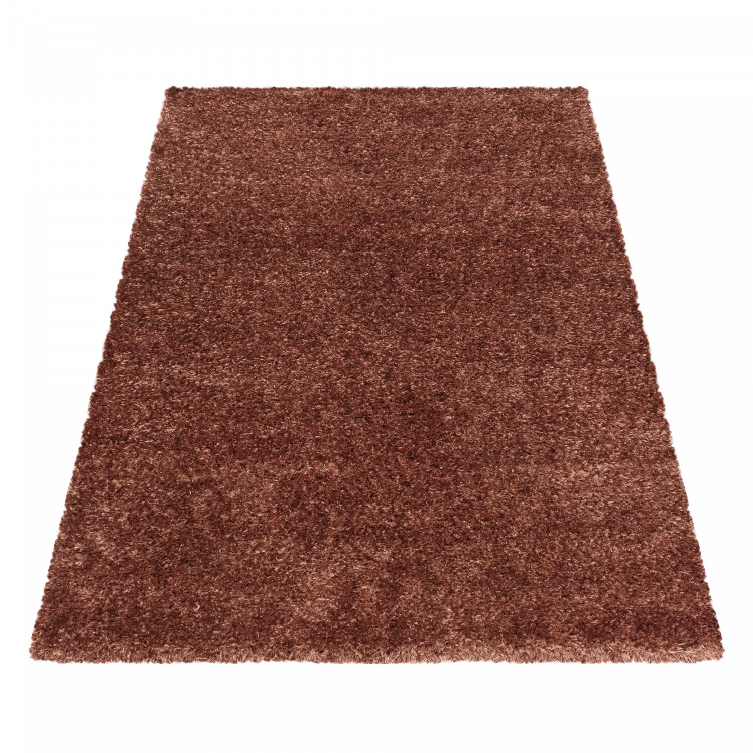 Einfarbig Hochflor Teppich, Flauschiger Langflor Shaggy Teppich, Rechteckig