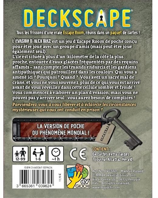 DECKSCAPE L EVASION D ALCATRAZ