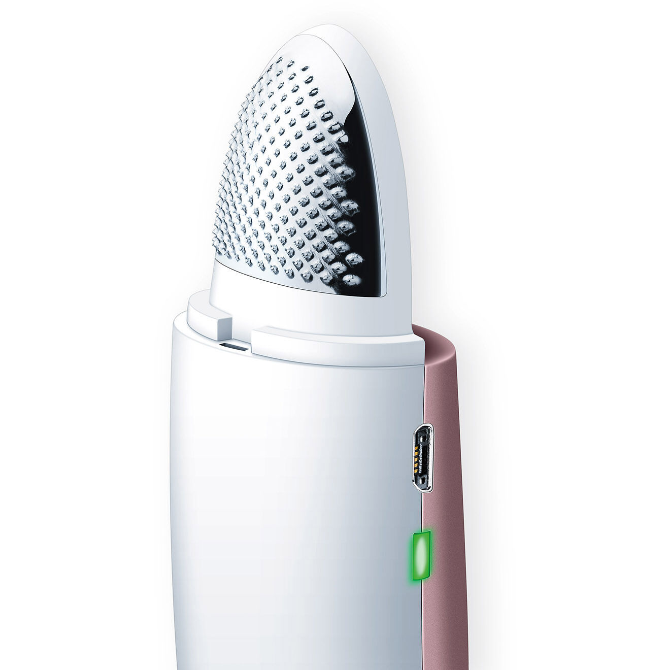 Beurer Ponceuse anti-callosité rouleau XXL - blanc/rose