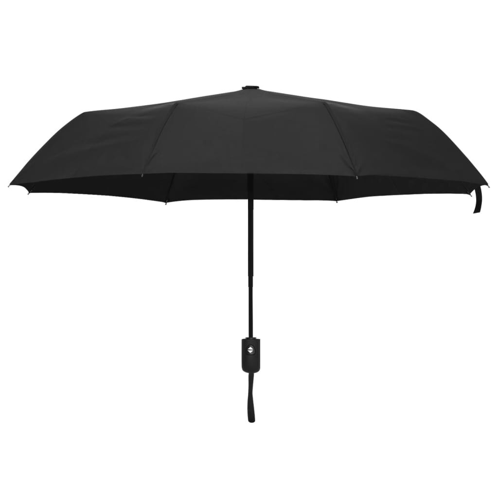 vidaXL Automatische paraplu, zwart, 95 cm