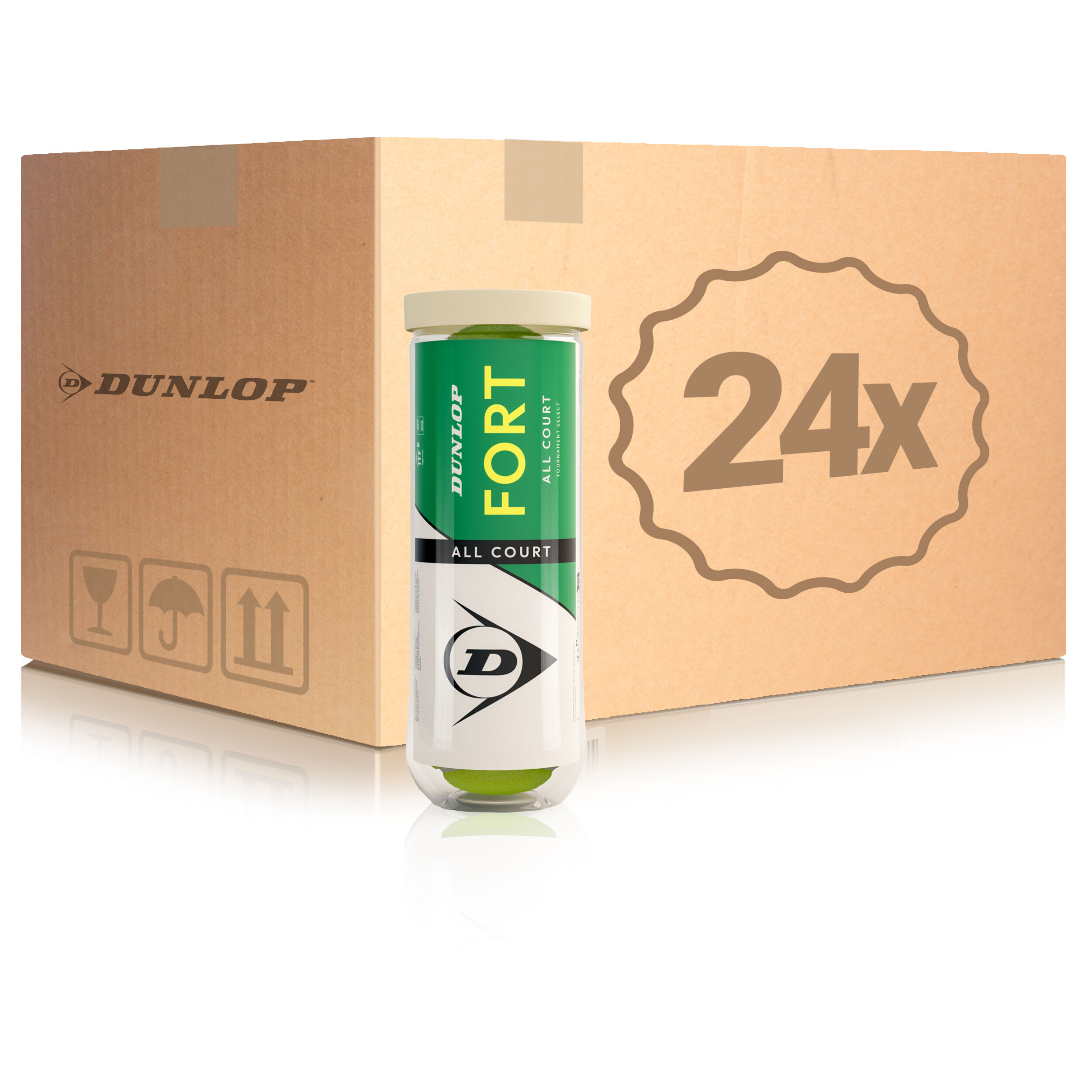Dunlop Fort All Court 24 Tubes De 3