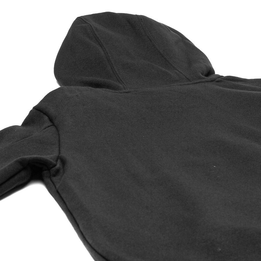 adidas Sweat à Capuche Fleece - Noir/Blanc Enfant
