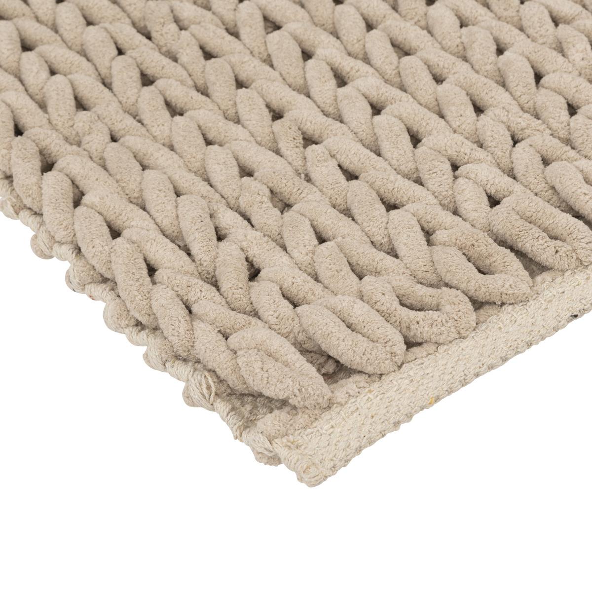 TAPIS EPAIS LIN 50X75CM