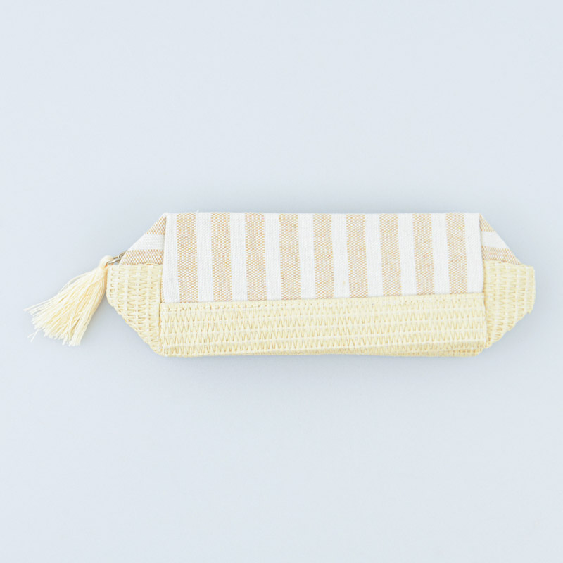 Trousse 'Balneo' taupe et beige