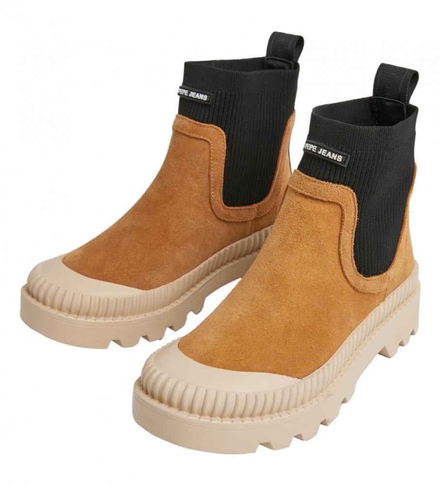 Botas de cano curto Pepe Jeans Ascot Chelsea marrons