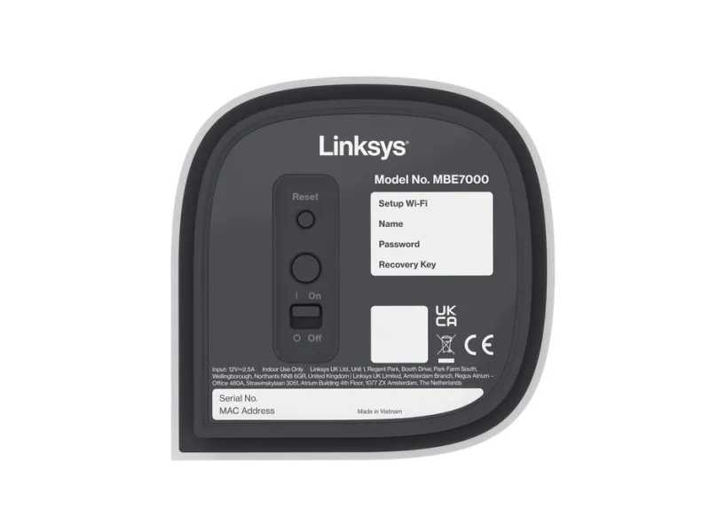 Linksys VELOP Pro 7 - Wi-Fi-system - (2 routere) - op til 6000 sq.ft - mesh 1GbE, 2.5GbE, Wi-Fi 7 Multi-Band