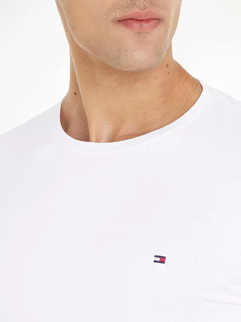 TOMMY HILFIGER Langarmshirt weiss