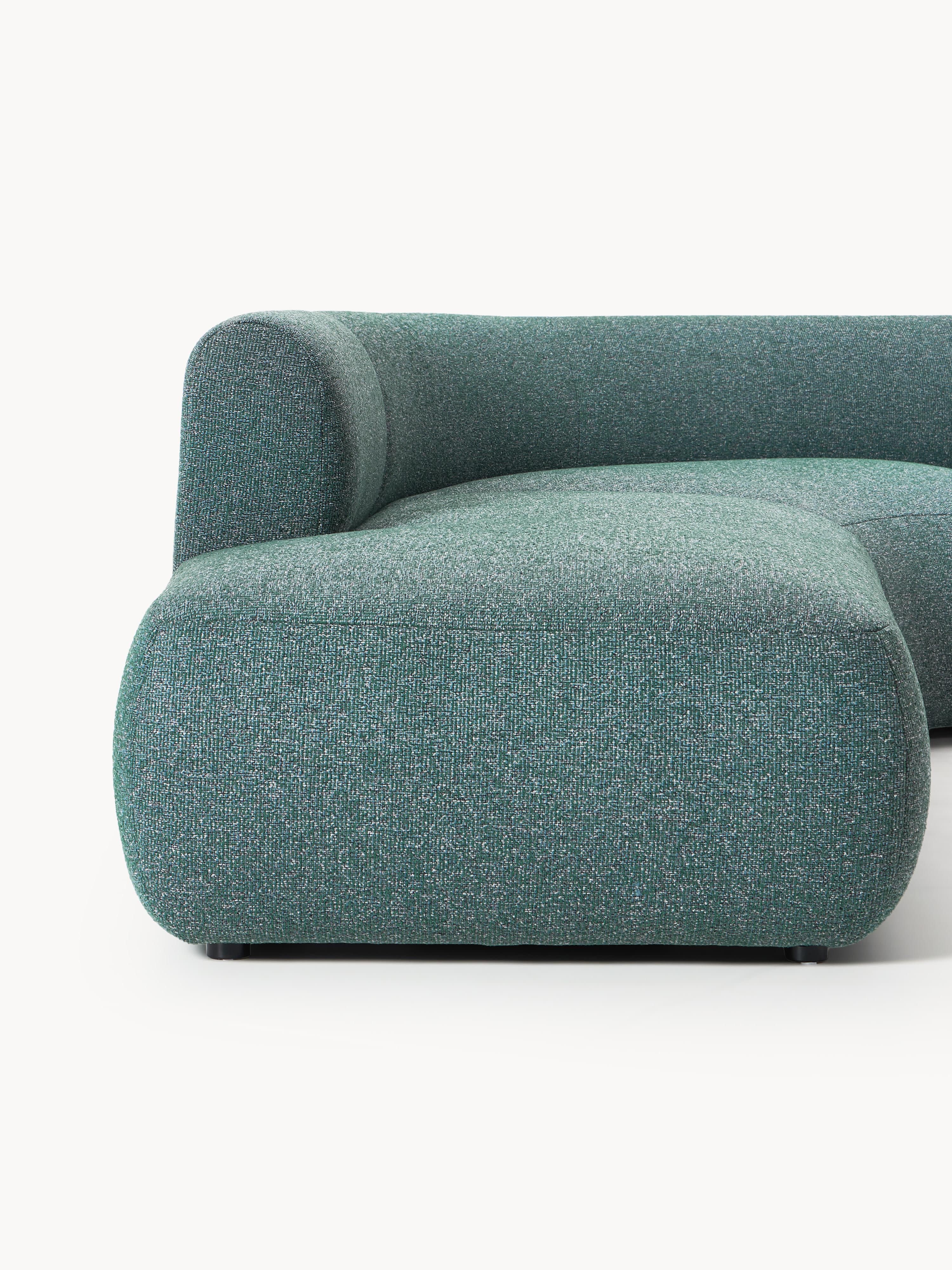Modulaire bouclé hoekbank Sofia (4-zits)