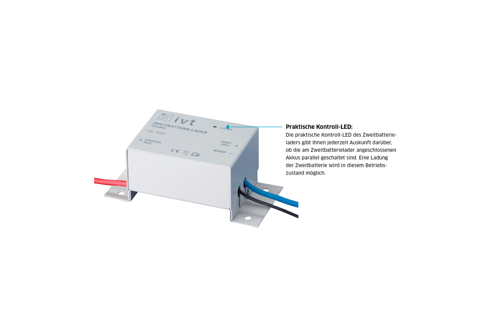 IVT Zweitbatterielader 12 V 80 A