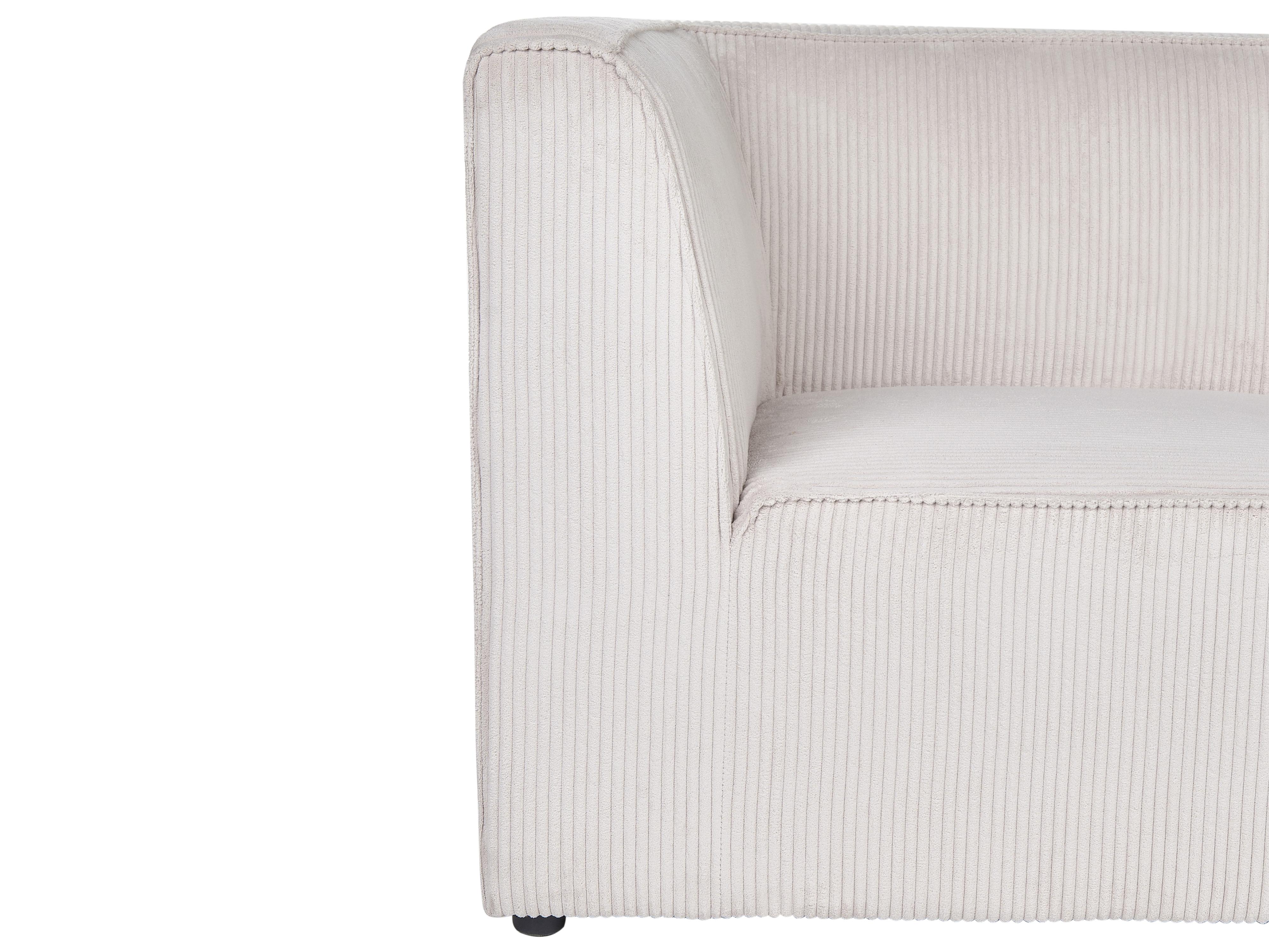 Hoekmodule LEMVIG Corduroy Beige linkszijdig