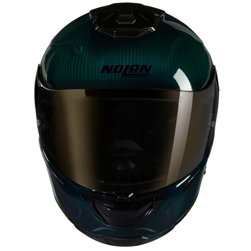 Nolan - Casque X-903 Ultra Carbon Liquido N-Com Vert / Brillant