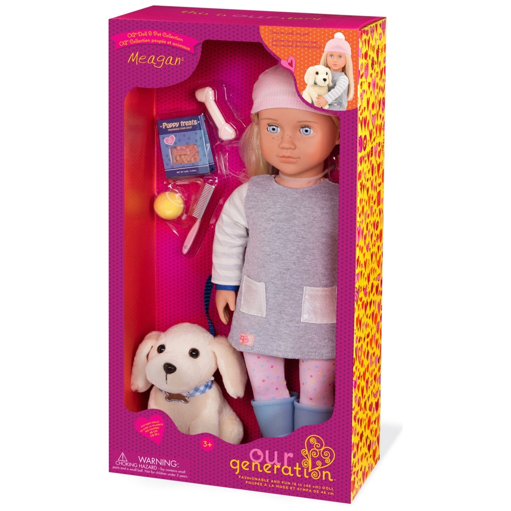 Our Generation Meagan Puppe mit Haustier