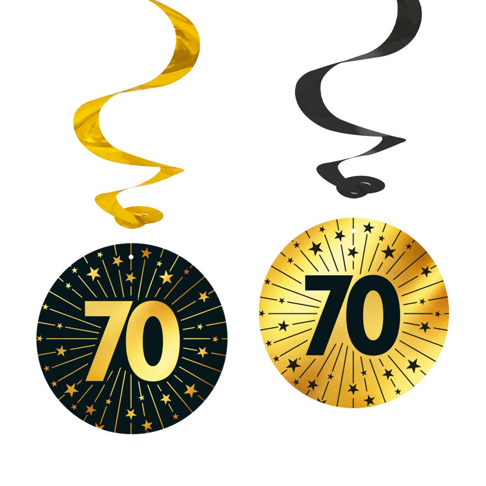 70 Jaar Hangdecoratie 4st