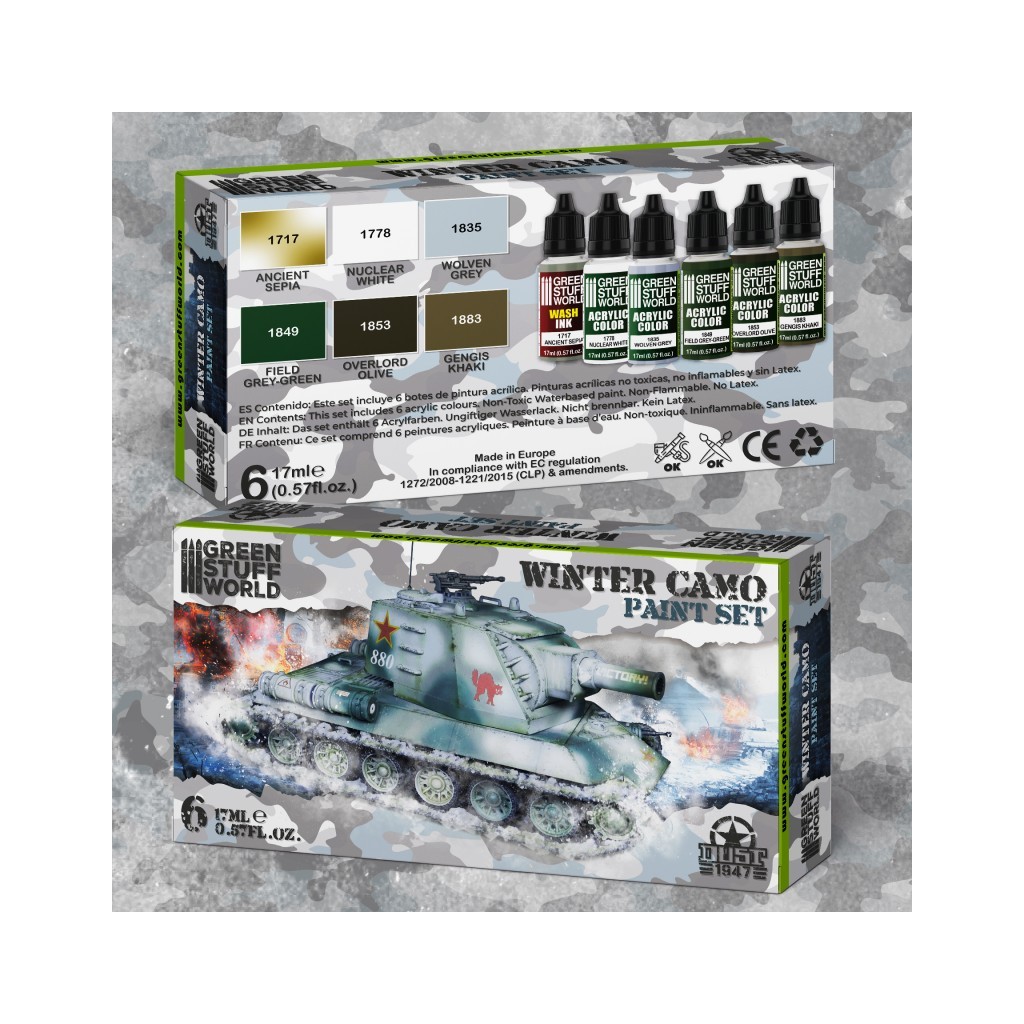 Set de Peinture - Camouflage Hiver