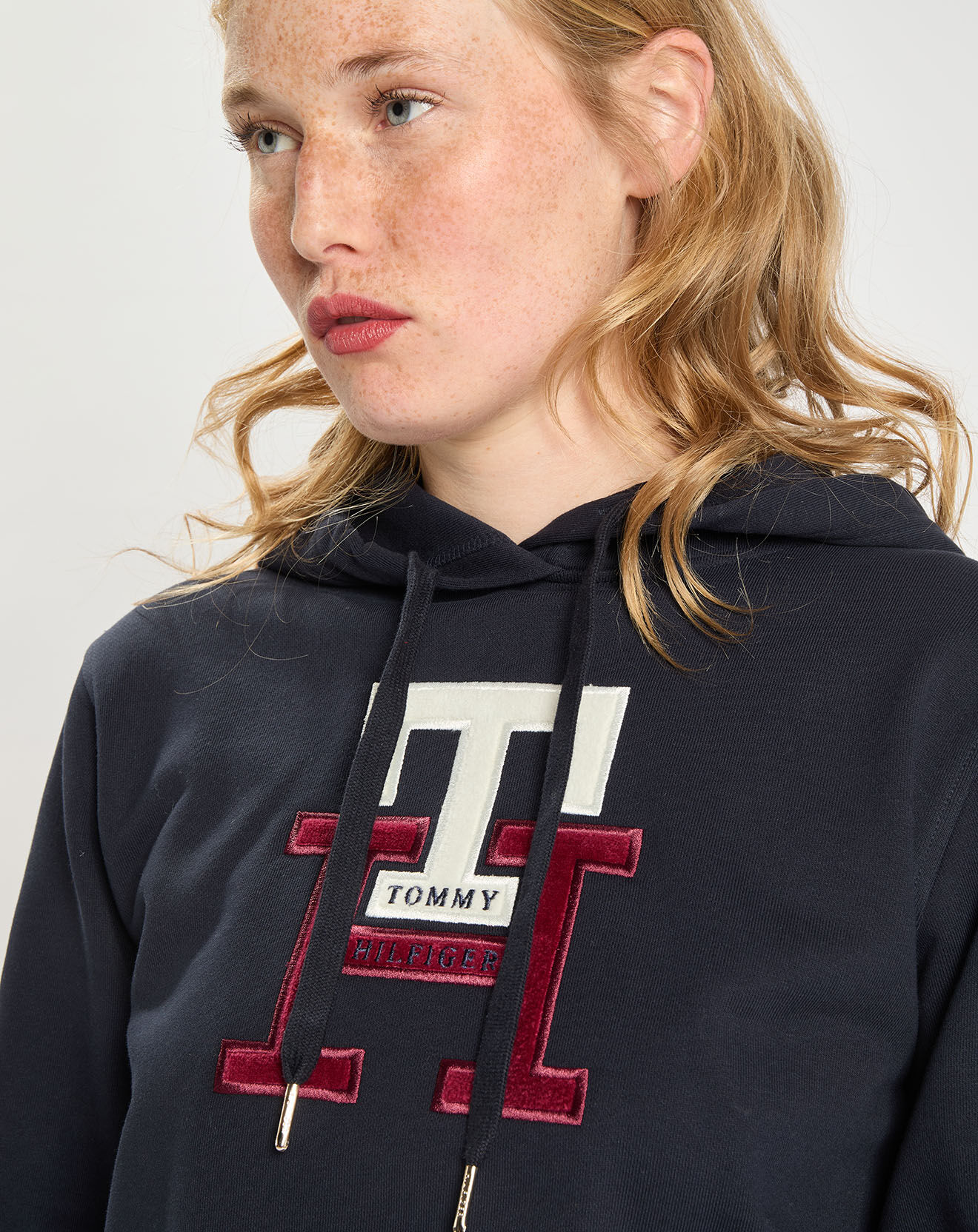 Tommy Hilfiger Sweat à capuche Monogram bleu marine