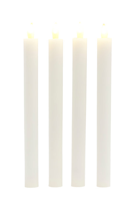 LED-stearinlys kronelys 4 stk.