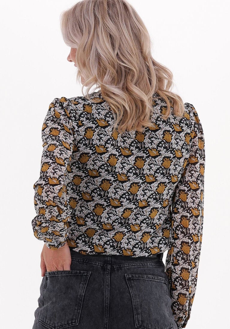 COLOURFUL REBEL gele colourful rebel blouse chelsea paisley flower ruffle blouse