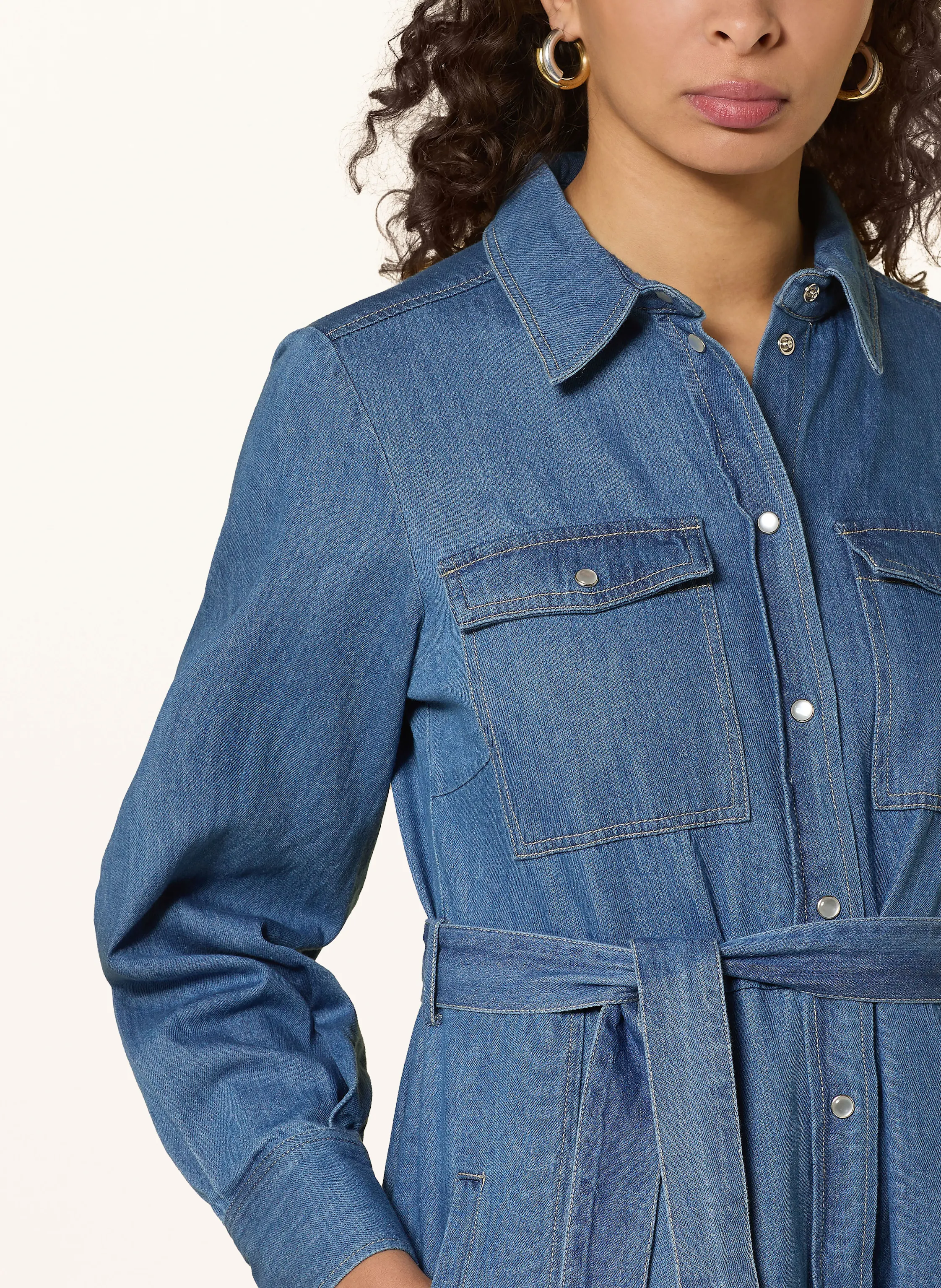 Part Two Hemdblusenkleid aus Denim