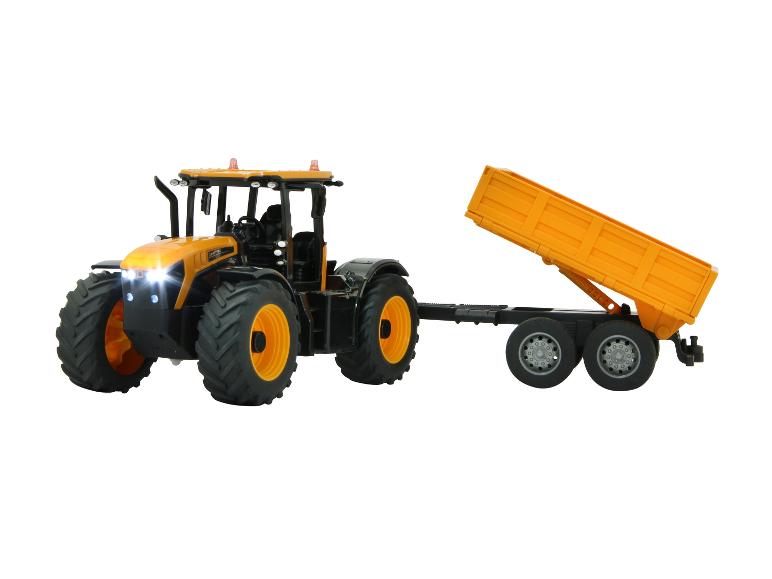 Tractor met kiepwagen