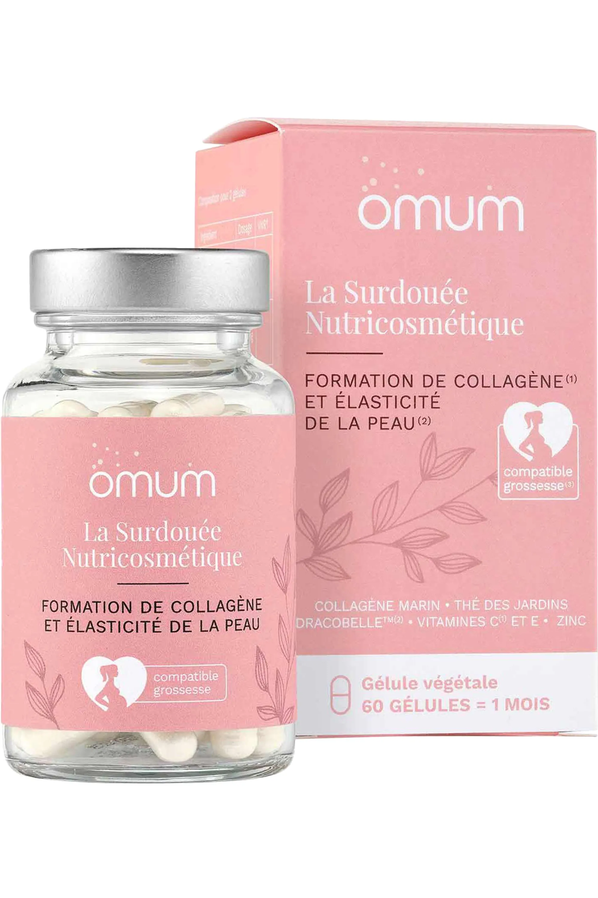 Omum Compléments alimentaires élasticité de la peau La Surdouée Nutricosmétique-28.6 g