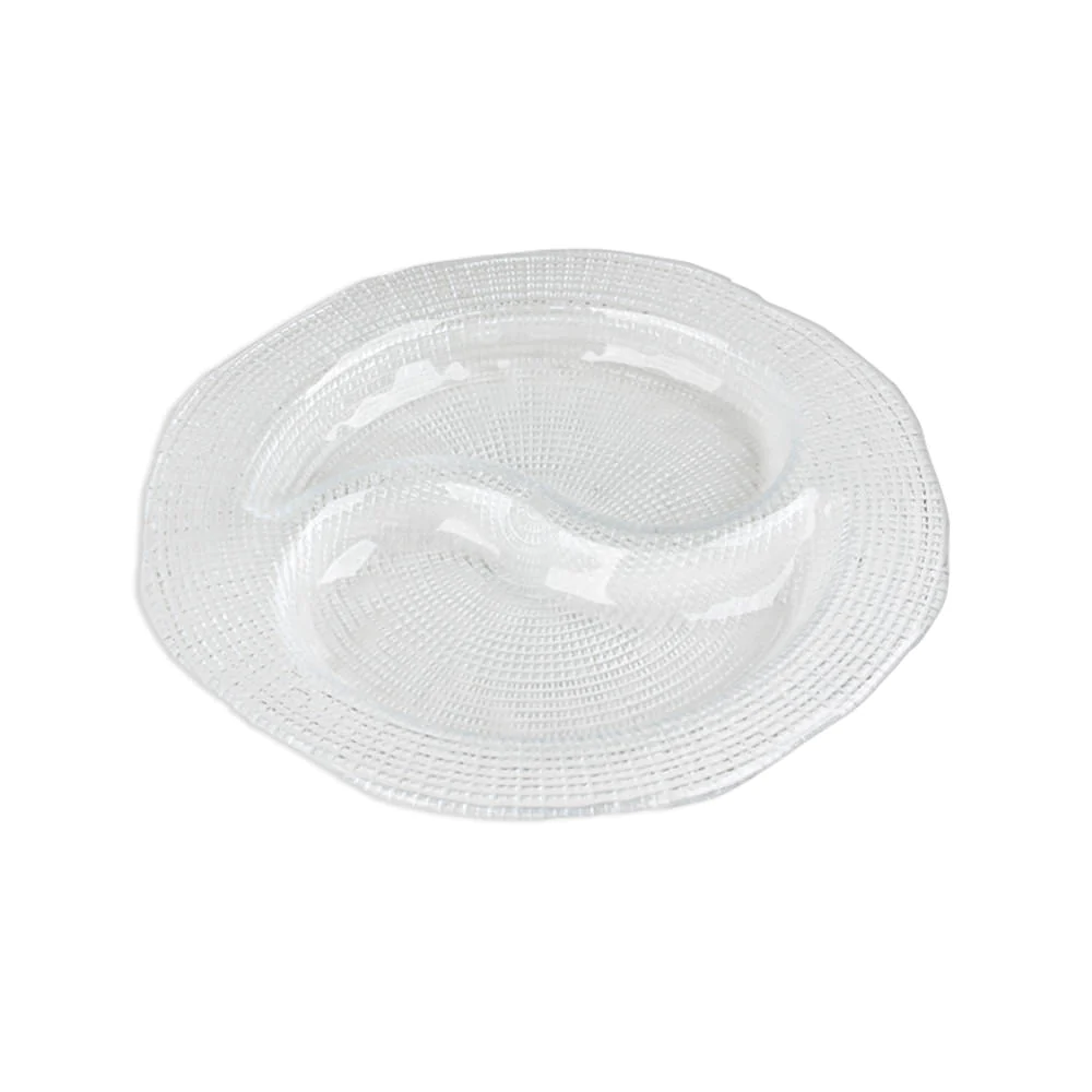 Plat hors d'œuvre 2 compartiments Infinity Table passion