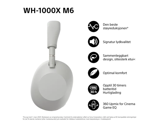 Sony WH-1000XM6 - Silver