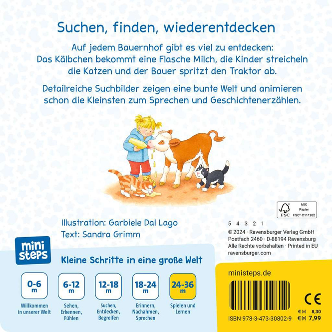 ministeps - Wir entdecken den Bauernhof - Mein liebstes Wimmelbuch