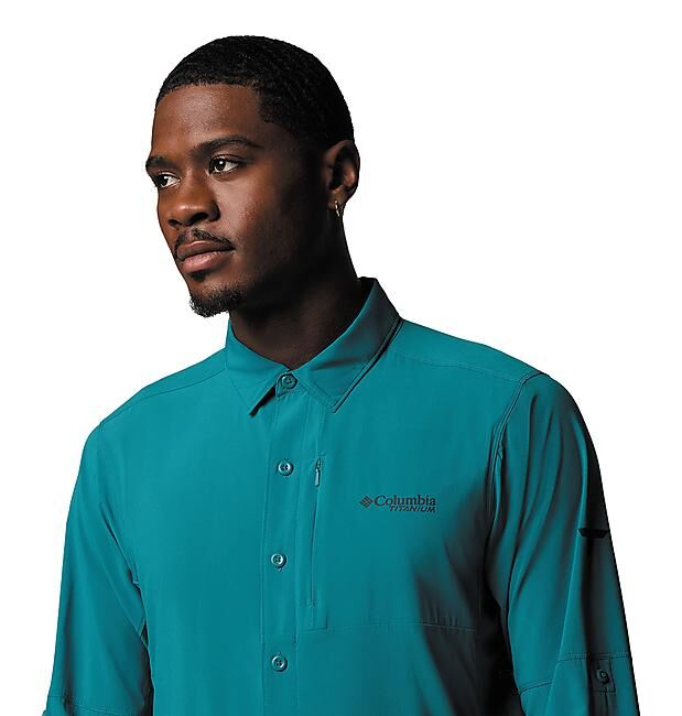 COLUMBIA - CHEMISE CIRQIE RIVER VENTED WOVEN LS