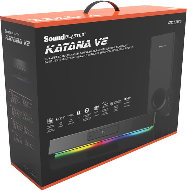 Creative Sound Blaster Katana V2 soundbar + subwoofer