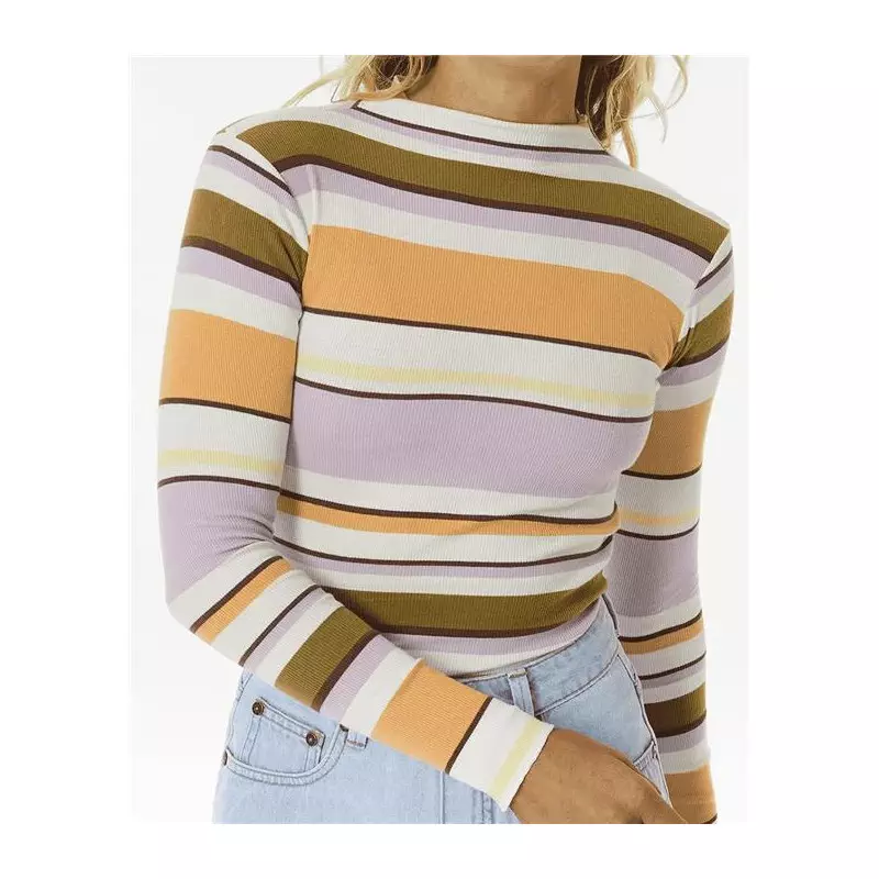 Teeshirt femme RIPCURL Sunrise Session Rib L/S Tee Multico