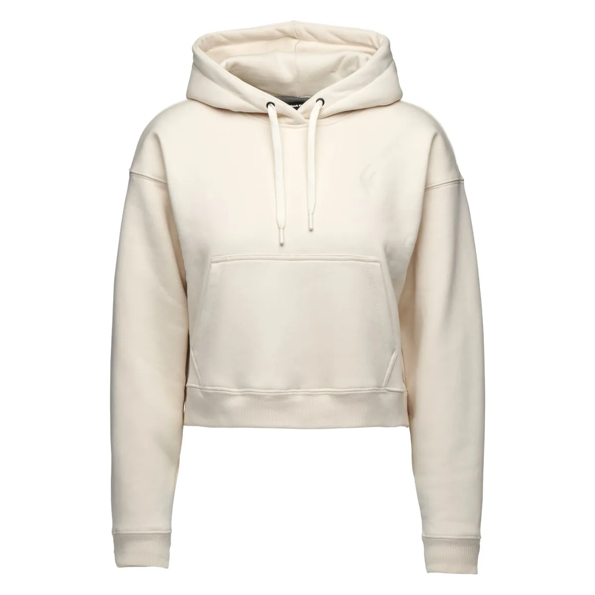 Black Diamond W Crop Po Hoody Off White