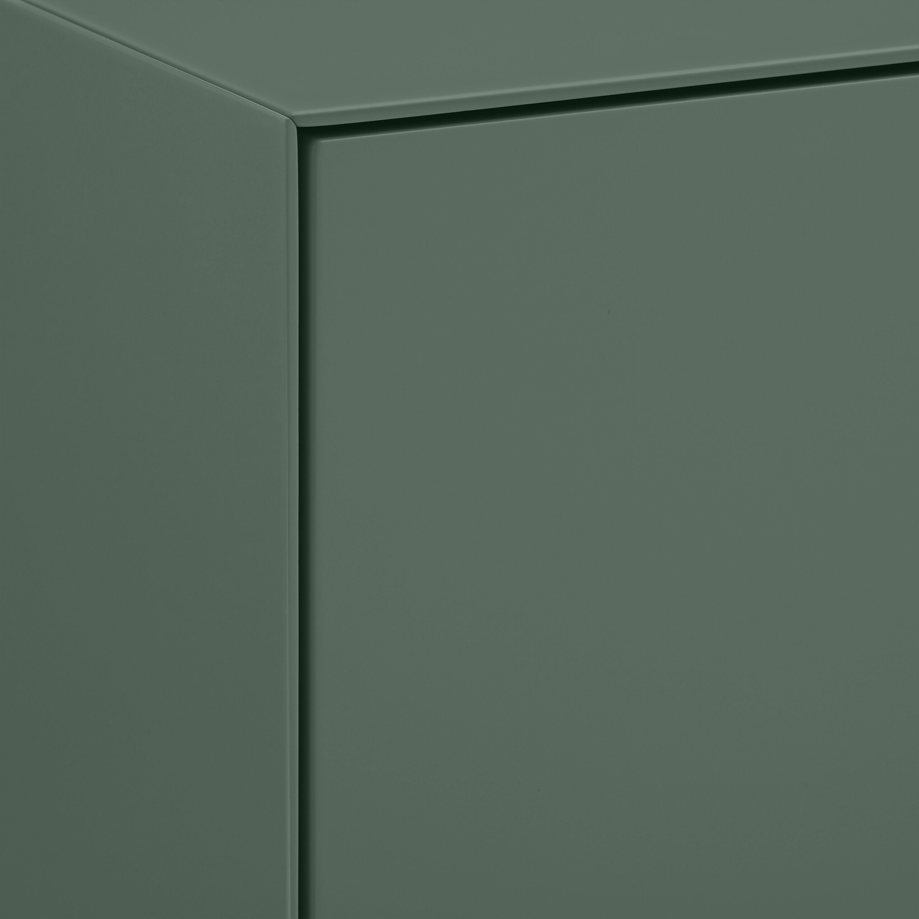 LUX Highboard - Grün / B: 100.0 cm x T: 46.0 cm x H: 123.5 cm