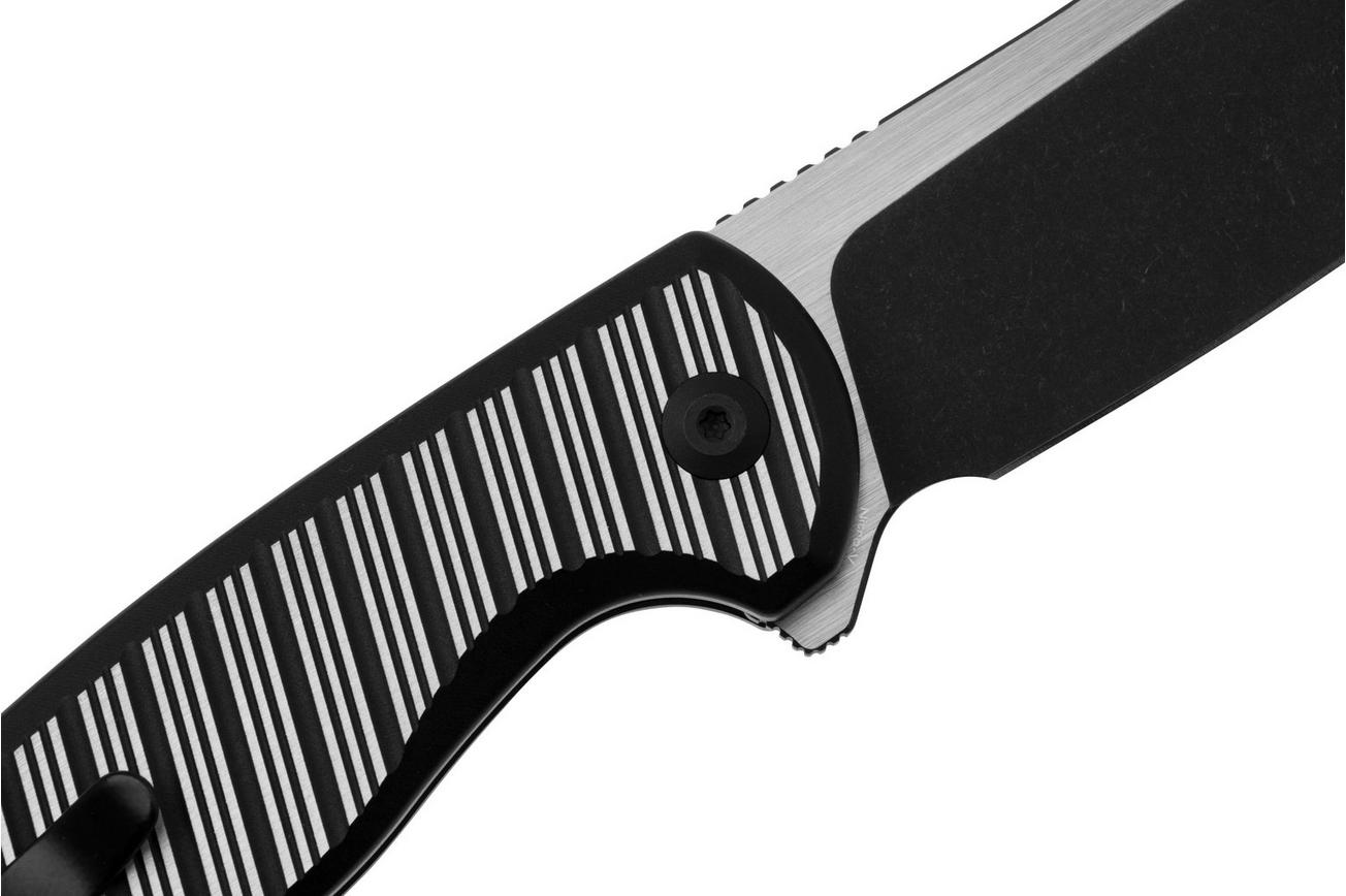 CIVIVI Stormhowl C23040B-1 Blackwashed Satin Nitro-V, Milled Black Aluminum, zakmes