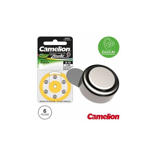 Camelion Pilha Zincair A10 BP6 - 15056010