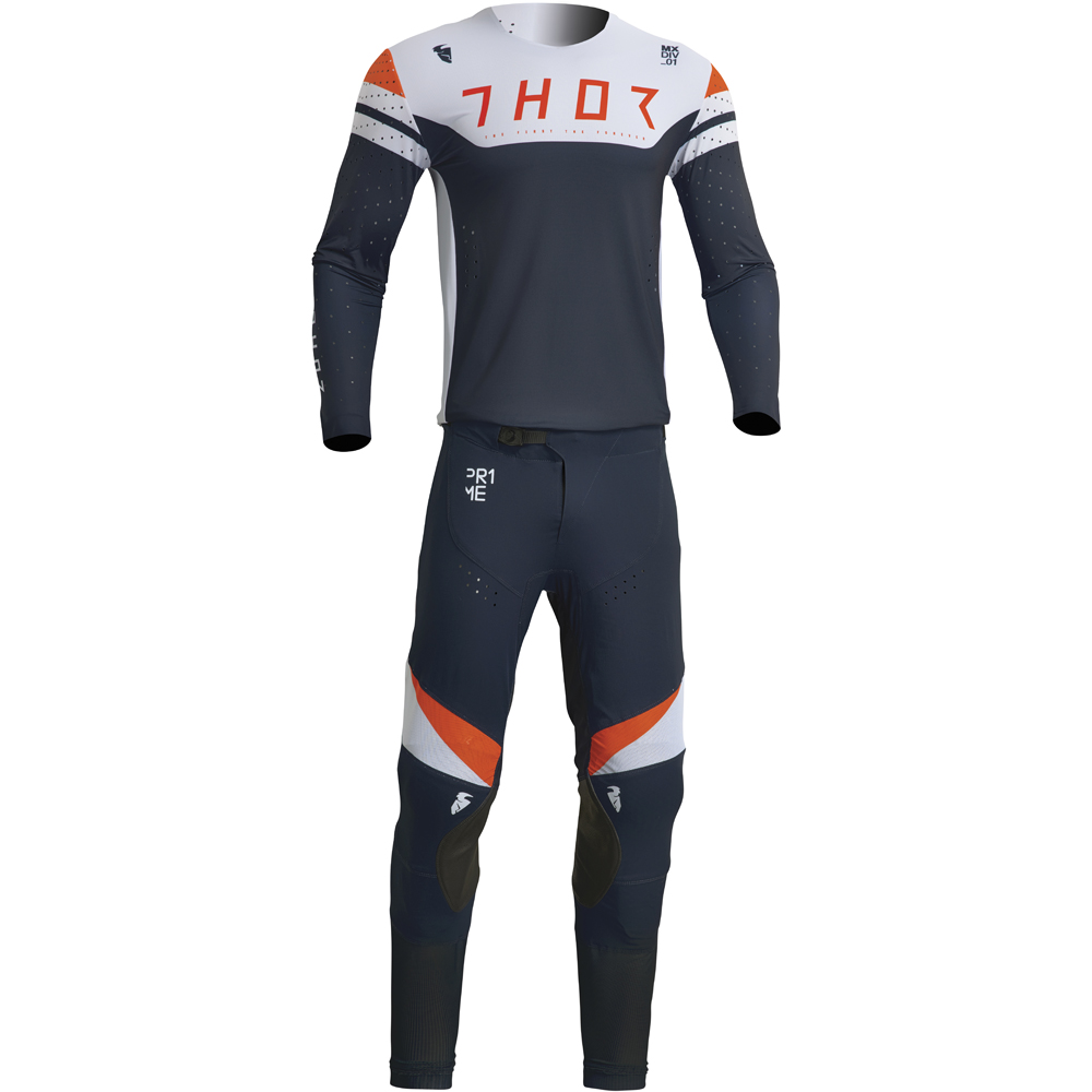 Thor Motocross - Pantalon Prime Rival Navy / Blanc