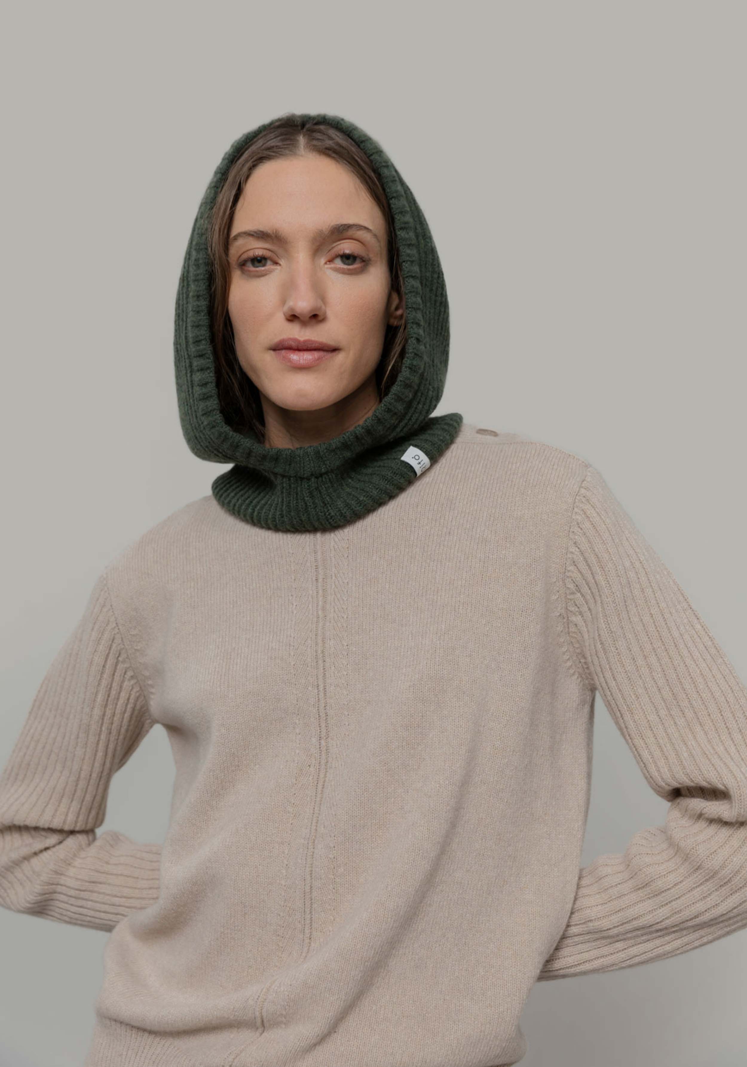 Rifo Sturmhaube Kaschmir Balaclava Marika Green Foresta