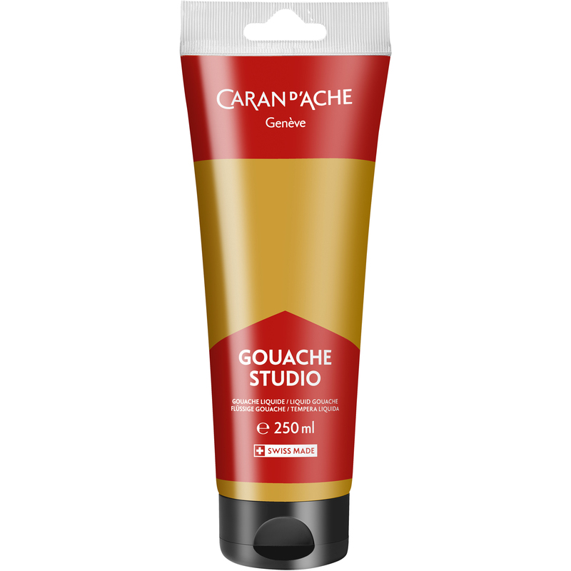 Caran d'Ache Deckfarbe Gouache Studio, 250 ml, ocker, 1 Stück
