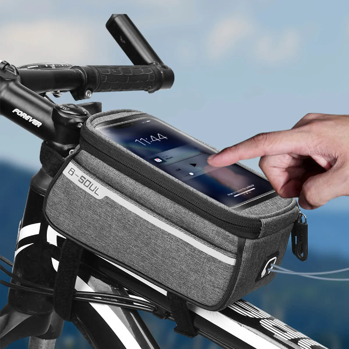 Avizar Sacoche Vélo - Étanche - Espace Rangement