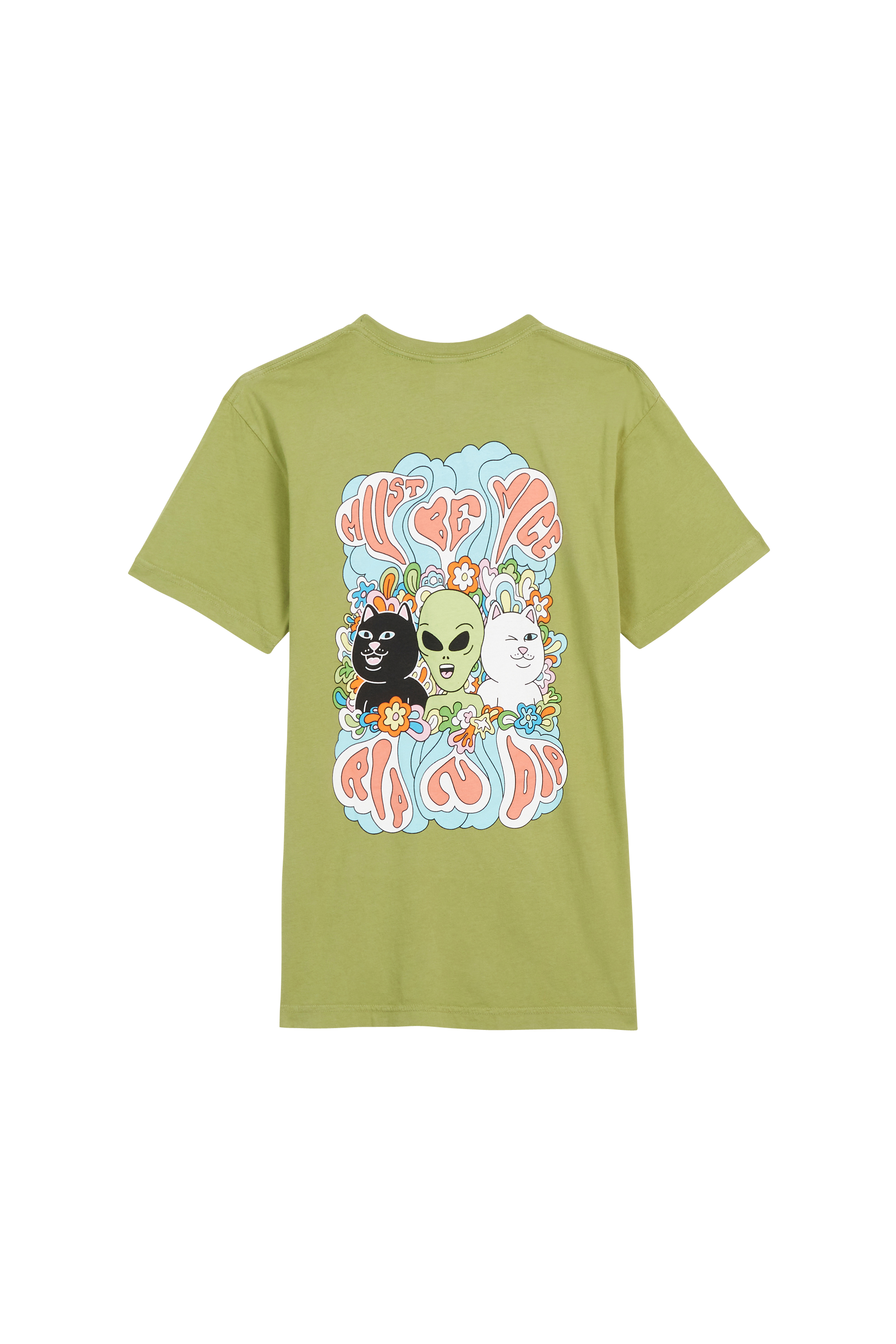 RIPNDIP T-shirt sérigraphié FLOWER CHILD Vert