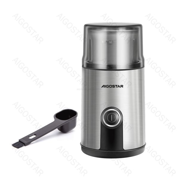 Aigostar Moinho de Café em Aço Inoxidável 200w 75g