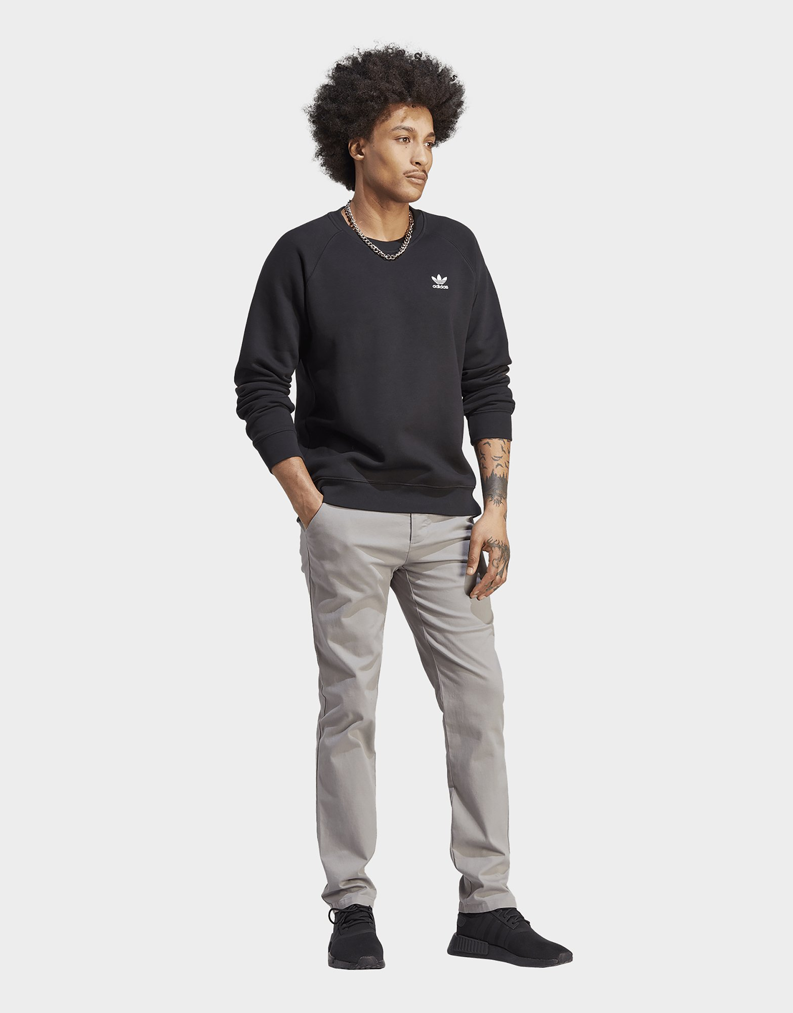 adidas Sweat-shirt ras-du-cou Trèfle Essentials