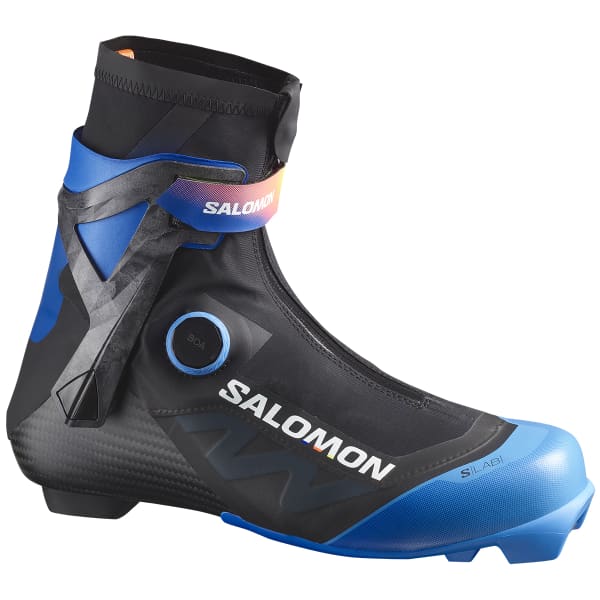 Chaussure ski de fond SALOMON S/LAB SKATE BOA BLACK/BLUE/PROCESS BLUE