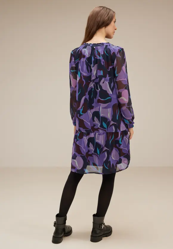 Chiffonkleid - lupine lilac