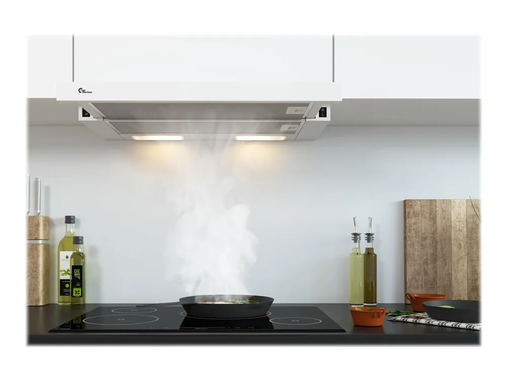 Emhætte Gemini III Emhætte til centralventilation 60 cm. - Hvid
