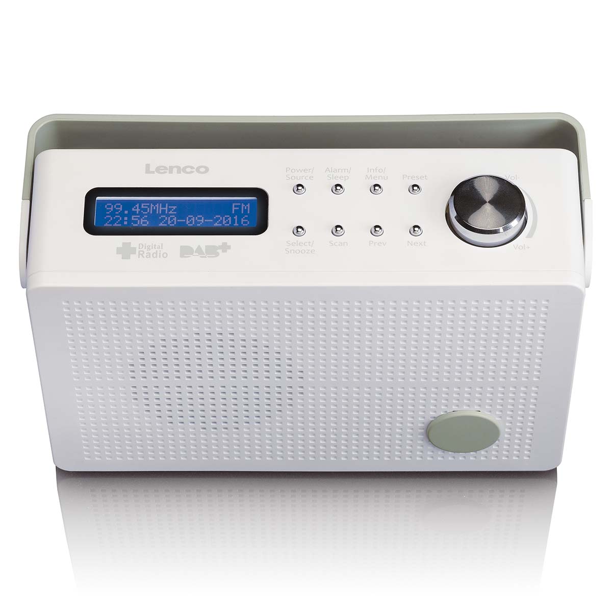 Lenco PDR-030WH Draagbare DAB+/FM radio