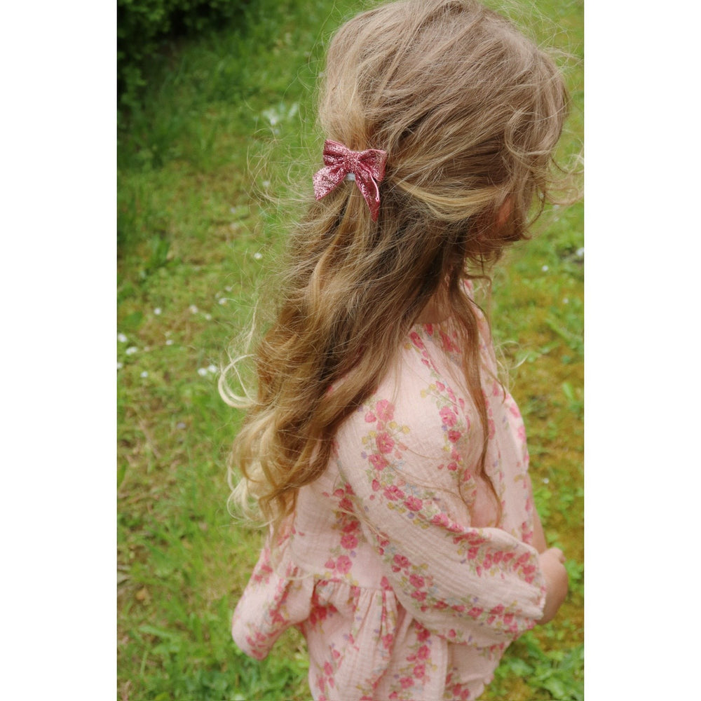 Køb Konges Sløjd Pink Mix 4 Pack Glitter Sløjfe Hårspænder