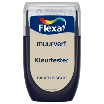 Flexa Creations muurverf kleurtester Baked Biscuit 30ml