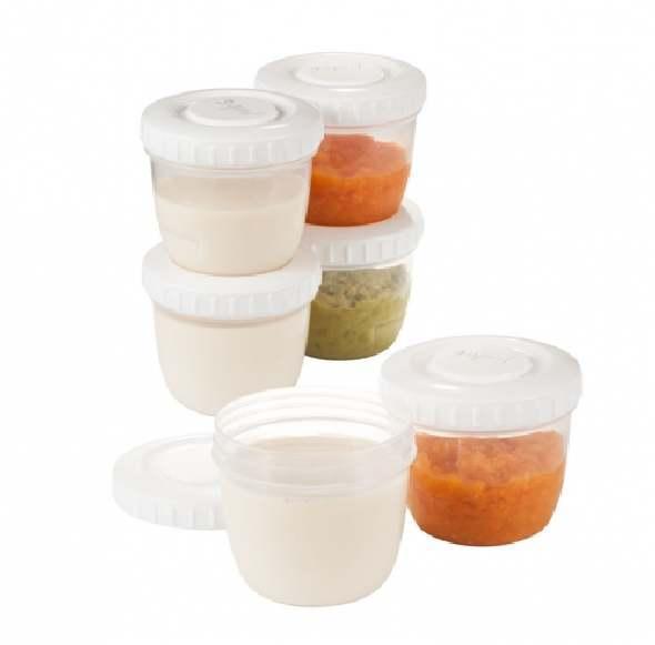 Difrax Voeding bewaarbakjes 6st