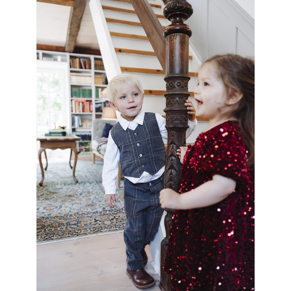 Køb Hust & Claire New Maroon Karoline Sequins