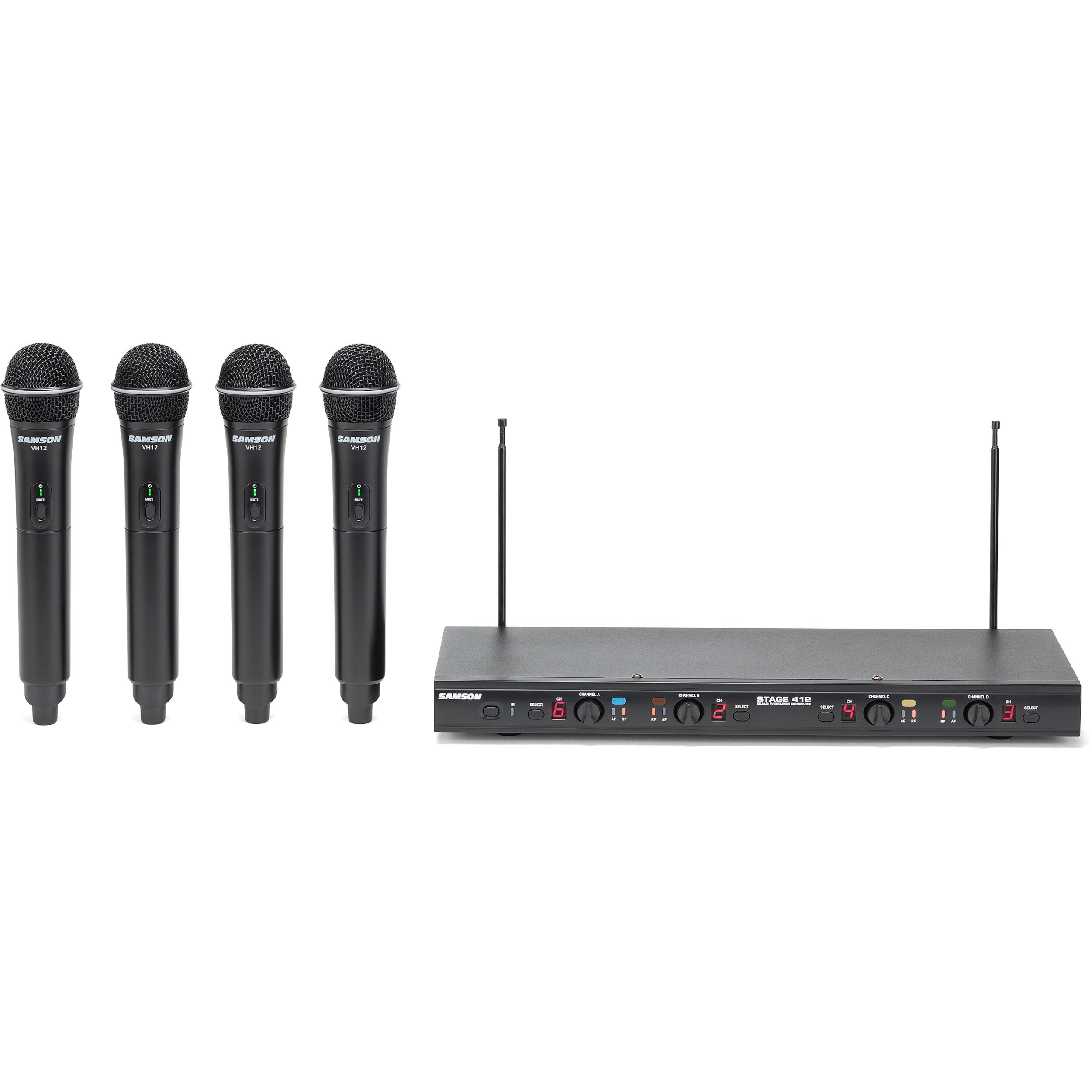Samson Stage 412 vierdelige draadloze microfoonset